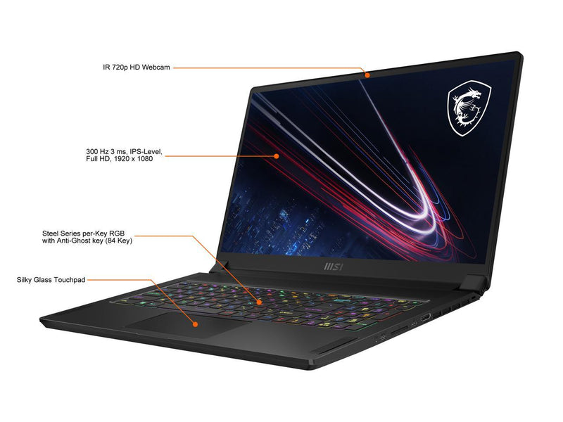 MSI GS Series - 17.3" 300 Hz IPS - Intel Core i7 11th Gen 11800H (2.30GHz) -