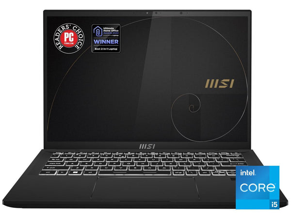 MSI Summit E14 Flip EVO 14.0" QHD+ Touch Ultra Thin 2-in-1 Business Laptop: