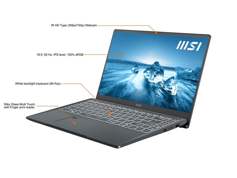 MSI Prestige 14 EVO 14" FHD Ultra Thin and Light Professional Laptop: