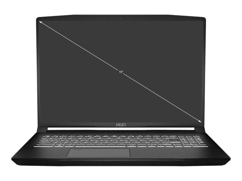 MSI Laptop Creator M16 Intel Core i7 12th Gen 12700H (2.30GHz) 16GB Memory 512