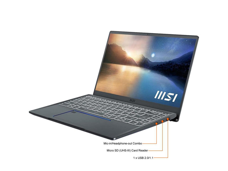 MSI Prestige 14 EVO 14" FHD Ultra Thin and Light Professional Laptop: