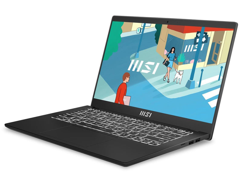 MSI Modern 14 14" Ultra Thin and Light Laptop AMD Ryzen 5-7530U UMA 16GB 512GB