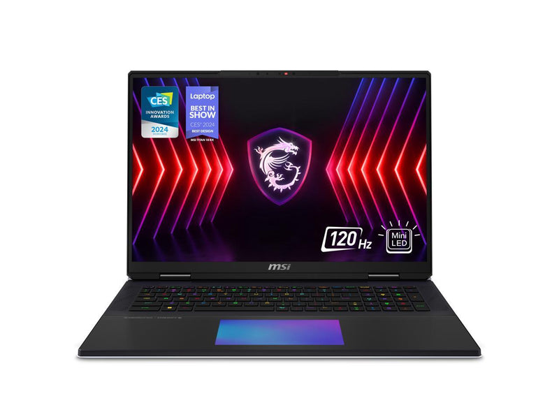 MSI - Titan 18 HX A14VIG-036US  18.0" 120 Hz Mini LED - Intel Core i9 14th Gen