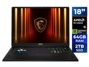 MSI Vector - 18" GeForce RTX 5080 Laptop GPU - AMD Ryzen 9 9955HX  - 64GB Memory