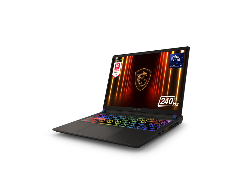 MSI Vector - LCD 16" QHD+ GeForce RTX 5080 Laptop GPU - Intel Core Ultra 9 275HX