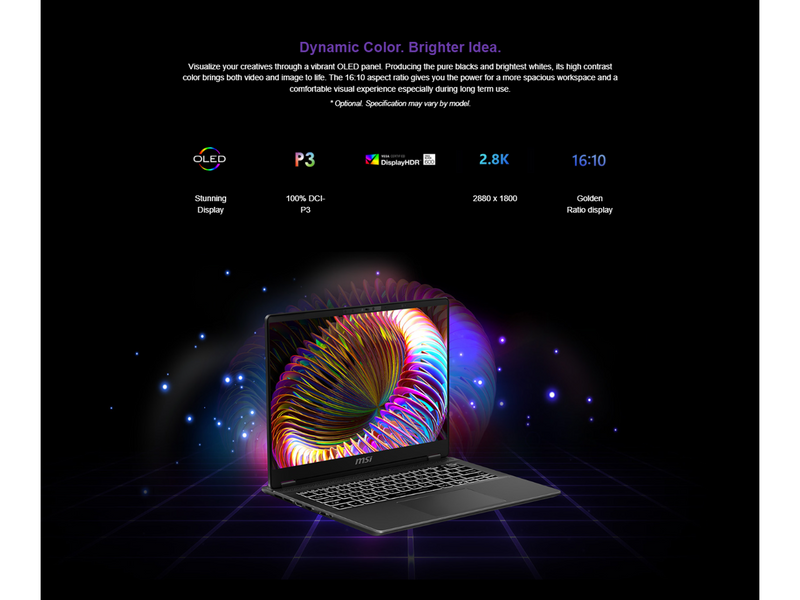 MSI Prestige 14 AI+ Copilot+ PC Laptop Intel Core Ultra 9 288V 32GB RAM 1TB NVMe