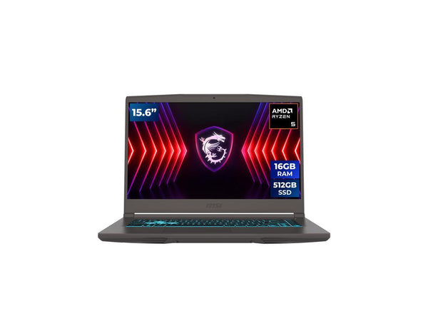 MSI Thin A15 - 15.6" GeForce RTX 4060 Laptop GPU - AMD Ryzen 5 7535HS - 16GB