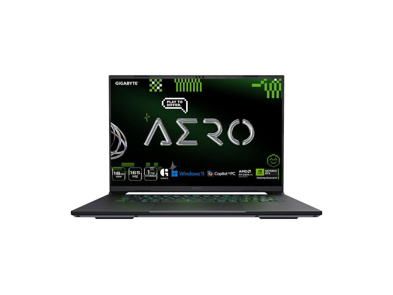 GIGABYTE AERO X16; Copilot+ PC - 165Hz 2560x1600 WQXGA - NVIDIA GeForce RTX 5070