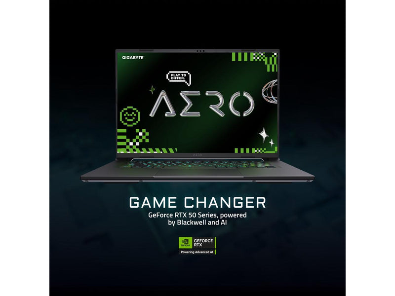GIGABYTE AERO X16; Copilot+ PC - 165Hz 2560x1600 WQXGA - NVIDIA GeForce RTX 5070