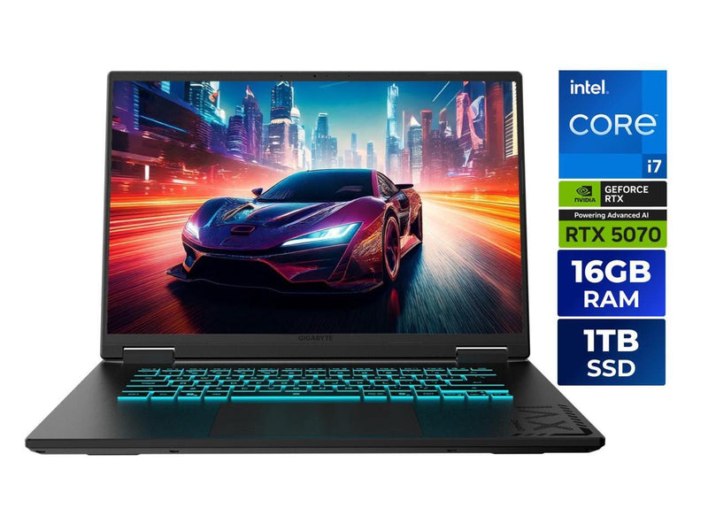 GIGABYTE GAMING A16 Gaming Laptop - 165Hz 1920x1200 WUXGA - NVIDIA GeForce RTX