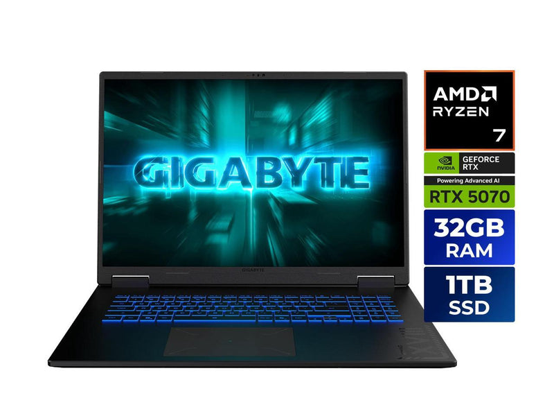 GIGABYTE GAMING A18 Gaming Laptop - 165Hz 2560x1600 WQXGA - NVIDIA GeForce RTX