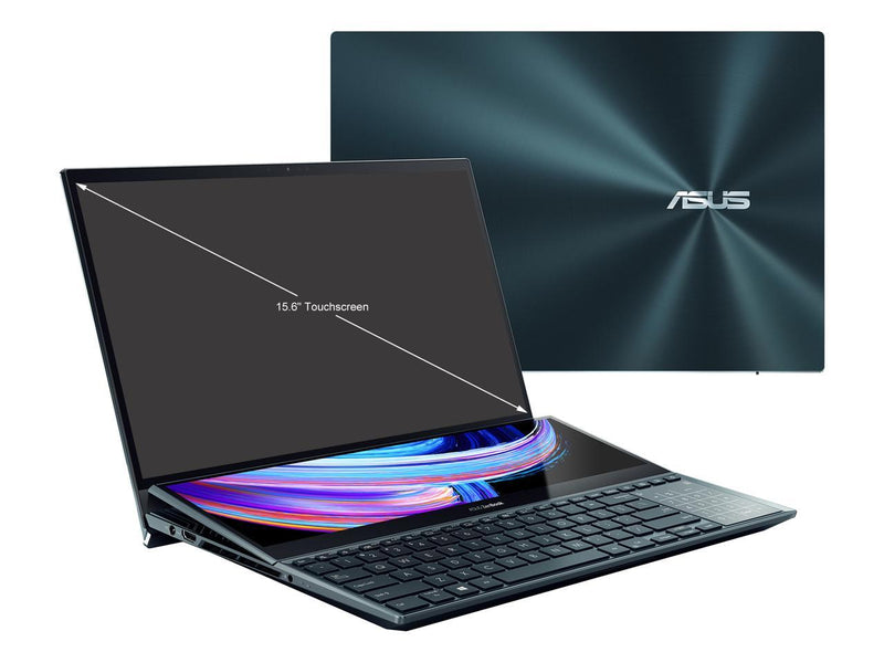 ASUS ZenBook Pro Duo 15 OLED UX582 Laptop, 15.6 OLED 4K UHD Touch Display