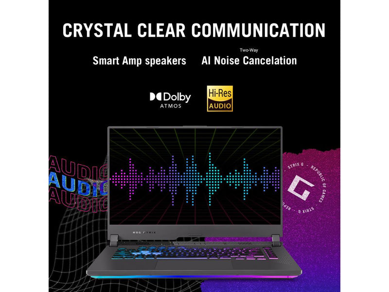 ASUS ROG Strix G15 (2022) Gaming Laptop, 15.6" FHD 144Hz, GeForce RTX 3050, AMD
