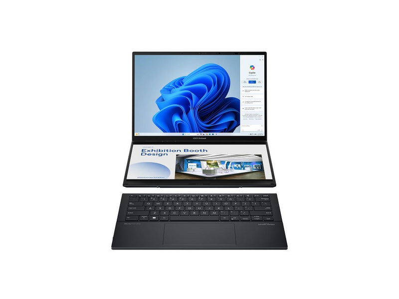 ASUS Zenbook DUO Laptop, Dual 14" OLED 3K 120Hz Touch Display, Intel Evo