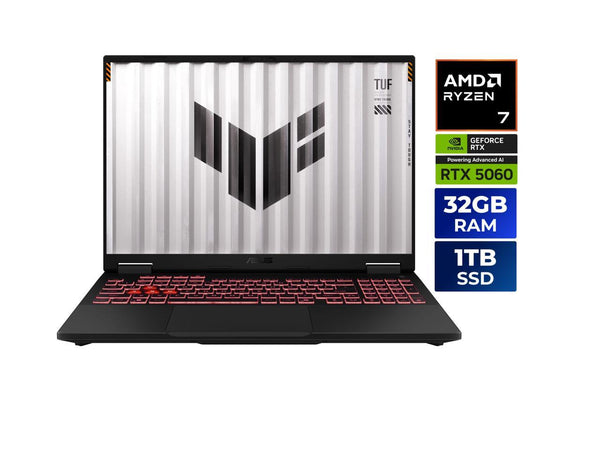 ASUS TUF Gaming A16 - 16" GeForce RTX 5060 Laptop GPU - AMD Ryzen 7 260  - 32GB