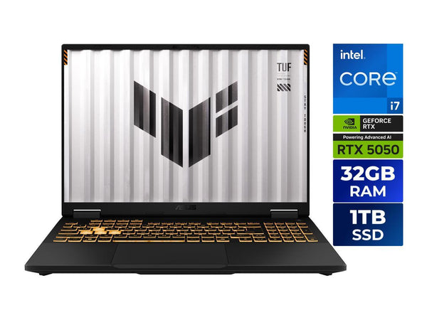 ASUS TUF Gaming F16 - 16" GeForce RTX 5050 Laptop GPU -Intel® Core™ i7 Processor