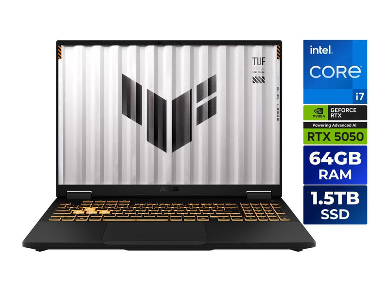 ASUS TUF Gaming F16 - 16" GeForce RTX 5050 Laptop GPU - Intel® Core™ i7