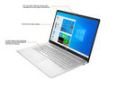 HP Laptop AMD Ryzen 3 5000 Series 5300U (2.60GHz) 12GB Memory 1TB HDD 256 GB
