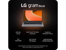 LG Gram Book 15.6" Intel Core i5-1334U Laptop 32GB Memory 1.5 TB SSD Intel Iris