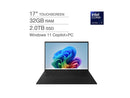 LG Gram 17.0" Copilot+ PC Laptop Intel Core Ultra 7 258V 32GB Memory 2 TB M.2