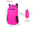 Swissdigital Fuchsia Seagull Foldable Backpack – Lightweight – 20L Large