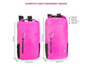 Swissdigital Fuchsia Goose Foldable Backpack - Ultra Lightweight – Waterproof