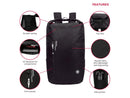 Swissdigital Black Goose Foldable Backpack - Ultra Lightweight – Waterproof