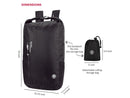 Swissdigital Black Goose Foldable Backpack - Ultra Lightweight – Waterproof