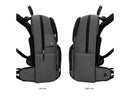 Swissdigital Grey and Black Empere USB Charging Backpack - 15.6? Laptop Pocket –
