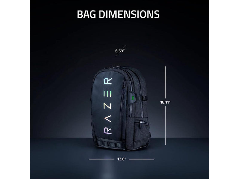 Razer Rogue v3 16" Gaming Laptop Backpack: Travel Carry On Computer Bag - Tear