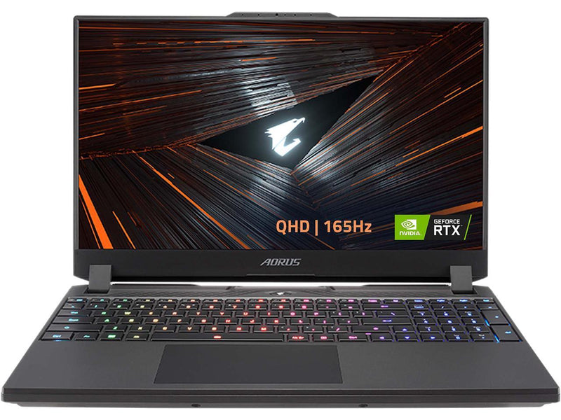 GIGABYTE AORUS 15 XE5 - 15.6" 165 Hz Thin Bezel QHD 2560x1440 IPS-level Display