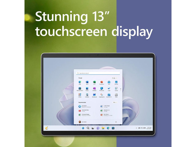 Microsoft Surface Pro 9 For Business - 13" PixelSense Display - Microsoft SQ3
