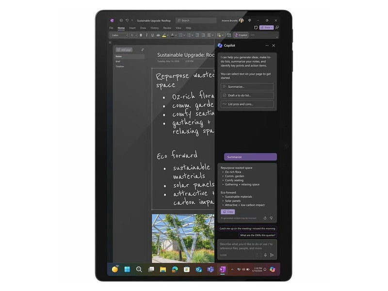 Microsoft Surface Pro 11 Copilot+ PC Tablet - 13" PixelSense Display -  Intel