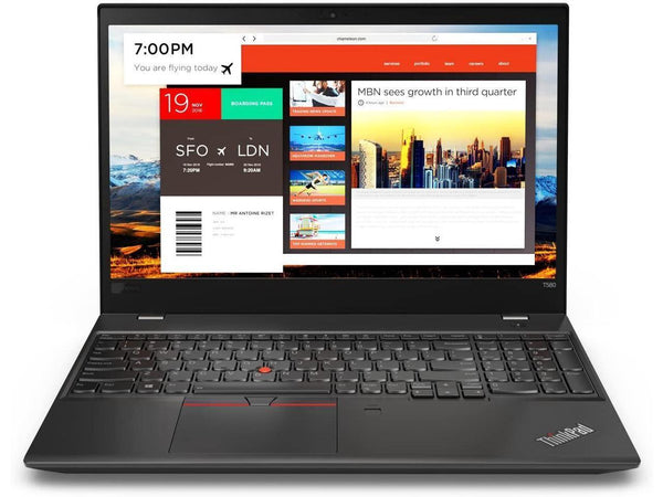 Lenovo ThinkPad T580 Laptop Intel Core i7 8650U 1.90GHz 32GB Memory 512 GB SSD