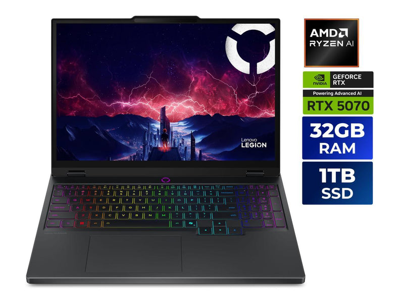 Lenovo Legion 5 15.1" WQXGA Gaming Laptop, AMD Ryzen AI 7 350 2.0GHz, 32GB RAM,