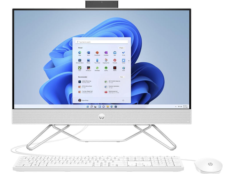 HP AIO PC 24-cb1140 AMD Ryzen 5 5625U 8GB DDR4-3200 SDRAM 512GB PCIe NVMe M.2