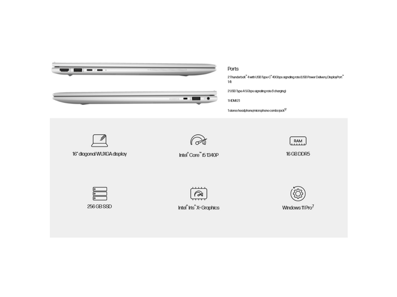 HP EliteBook 860 G10 16" Notebook - WUXGA - Intel Core i5 13th Gen i5-1340P