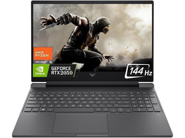 HP Victus Gaming Laptop AMD Ryzen 5 7535HS 3.30 GHz NVIDIA GeForce RTX 2050 8GB