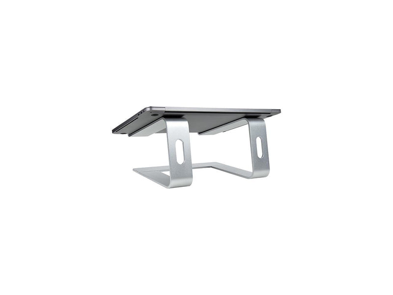 StarTech Laptop Stand for Desk, Supports 5kg / 11lb, Aluminum, Silver, Ergonomic