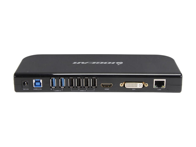 IOGEAR Black GUD300 USB 3.0 Universal Docking Station
