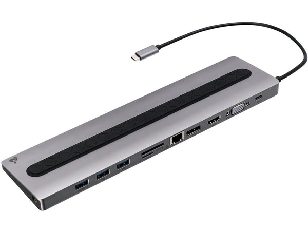 IOGEAR Docking Station Dock Pro 100 USB-C 4K Ultra-Slim Station - GUD3C02B