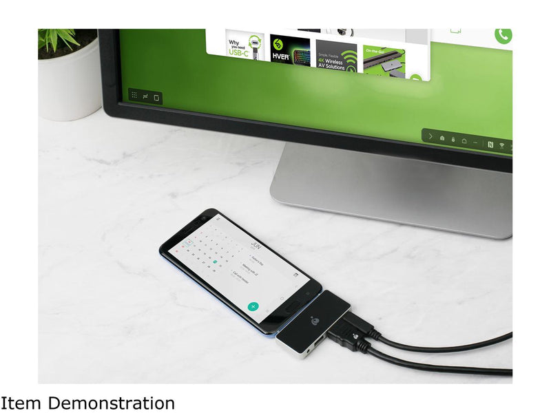 IOGEAR USB C Mini Docking Station - Ipad - MacBook - Smartphone - Tablets