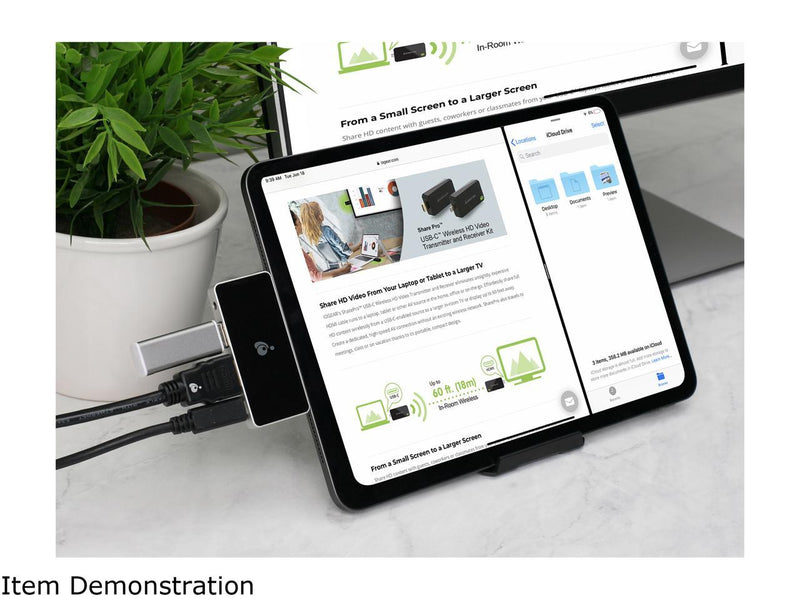 IOGEAR USB C Mini Docking Station - Ipad - MacBook - Smartphone - Tablets