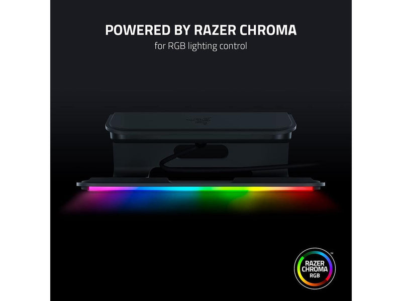 Razer Laptop Stand Chroma V2: Customizable Chroma RGB Lighting - Ergonomic