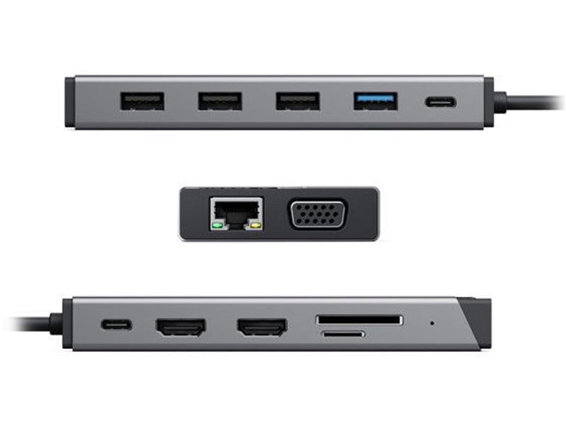 ALOGIC Space Gray DUCDDV3 Notebook Docking Station