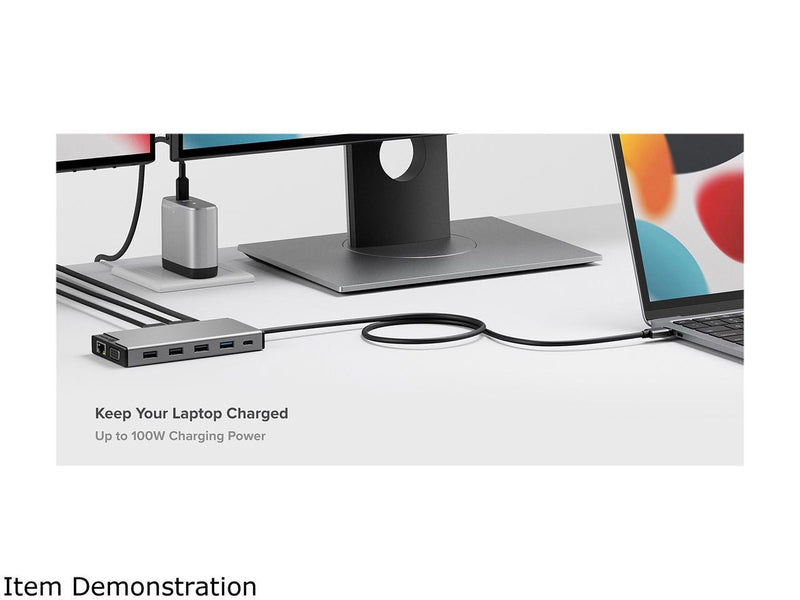 ALOGIC Space Gray DUCDDV3 Notebook Docking Station