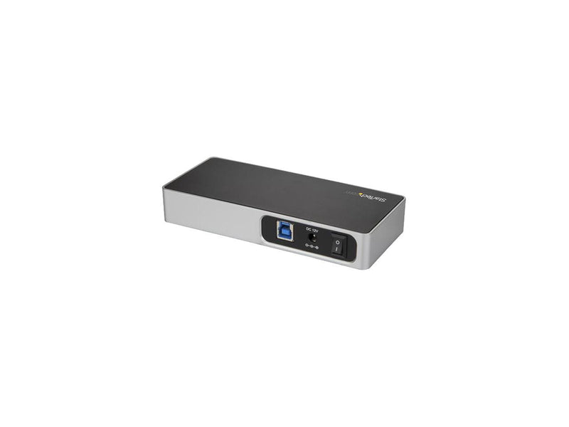 StarTech.com Black/Silver HB30C5A2CSC USB C Hub - 7 Port - USB-C to 5x USB-A and