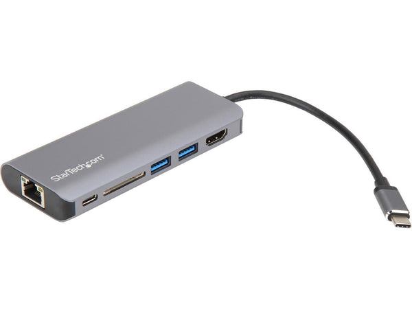 StarTech.com USB C Multiport Adapter - USB-C Travel Dock to 4K HDMI, 3 x USB 3.0