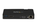 StarTech.com USB3SMDOCKHV Travel Docking Station for Laptops - HDMI or VGA - USB