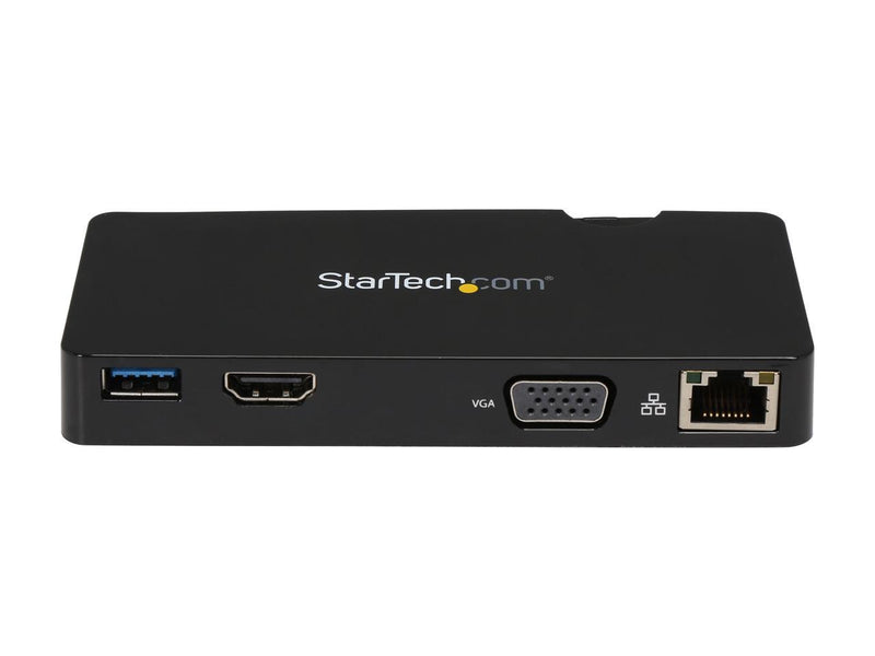 StarTech.com USB3SMDOCKHV Travel Docking Station for Laptops - HDMI or VGA - USB